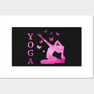 Yoga addicition shirt Posters and Art